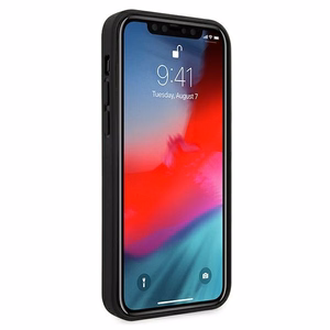Ferrari FEHQUHCP12LBK iPhone 12 Pro Max 6.7" must/must kõvakott Off Track Quilted