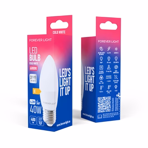 Forever Light LED Bulb E27 C37 4.2W 480lm 6000K class E