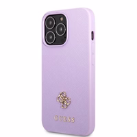 Guess GUHCP13XPS4MU iPhone 13 Pro Max 6.7" lilla/lilla hardcase Saffiano 4G Small Metal Logo