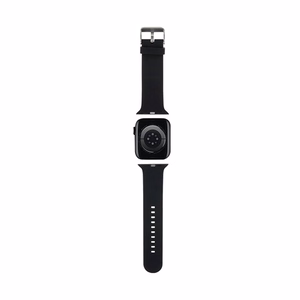 Karl Lagerfeld 3D Rubber Karl Head rihm Apple Watch 42 / 44 / 45 / 49 mm kellale, must