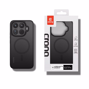 Crong Hybrid Matte Magnetic MagSafe ümbris seadmele Xiaomi 15T Pro, must