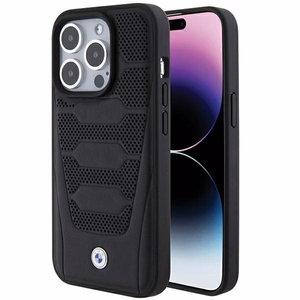 BMW Leather Seats Pattern чехол для iPhone 15 Pro Max - чёрный