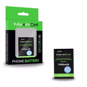 Maximcell aku Samsung B3410/S3650 Corby/S5610/S5620 Monte/C3530 AB463651BU jaoks 1000mAh Li-ion
