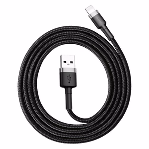 USB cable Baseus Cafule USB-A to Lightning 2.4A 1.0m hall-must CALKLF-BG1