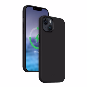 Crong Color Cover LUX Magnetic ümbris seadmele iPhone 15 Plus, MagSafe'iga ühilduv, must