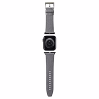 Karl Lagerfeld Saffiano Monogram rihm jaoks Apple Watch 38/40/41mm - hõbedane