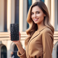 Crystal Glitter Ümbris jaoks Samsung Galaxy A05 Hõbedane