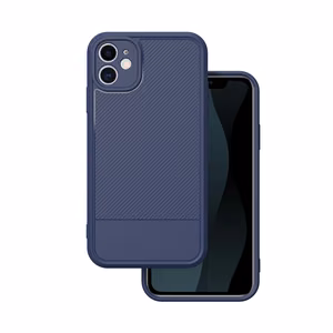 Simple Carbon ümbris jaoks iPhone 11 sinine
