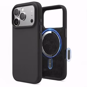 Ümbris "TM MagSafe Silicone" iPhone 17 / Kesköö must /