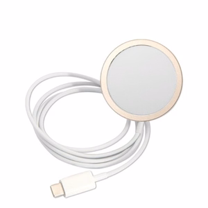 GUESS set jaoks IPHONE 14 Pro compatible with MagSafe GUBPP14LH4EACSB (Bundle Pack / Ümbris + Charger / 4G) kuldne sinine