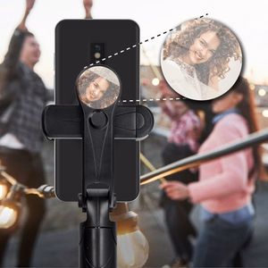Selfie stick with wireless remote control tripod with mirror SSTR-11 black
