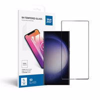 Karastatud klaas to Samsung Galaxy S23 ULTRA (full glue / Ümbris friendly) sinine Star 5D must