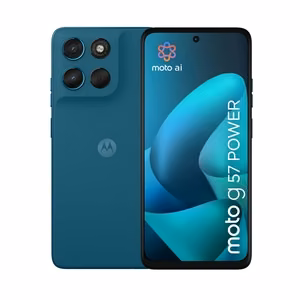 Motorola Moto G57 Power – nutitelefon, 17,1 cm / 6,72-tolline, Dual SIM, Android 16.0, 5G, USB Type-C, 12 GB/256 GB, 7000 mAh, sinine