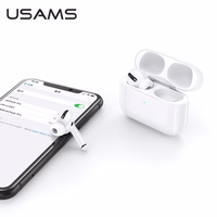 USAMS Kõrvaklapid Bluetooth 5.0 TWS Emall Series juhtmevabad valge BHUYM01 (US-YM001)