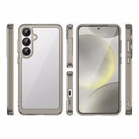 Outer Space Ümbris with Gel Frame jaoks Samsung Galaxy S25+ - Clear must