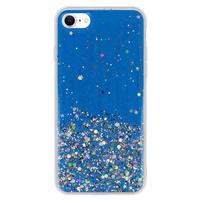 Brilliant Läbipaistev Ümbris jaoks Iphone 7 / 8 / SE 2020/SE 2022 Tumesinine