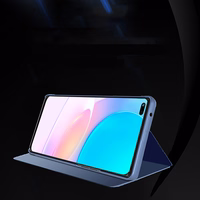 Clear View Case kate Huawei nova 8i kaane klapiga must