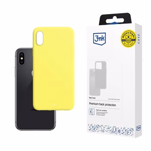 3mk Matt Case чехол iPhone X / XS - желтый
