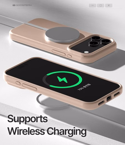 Ümbris Mercury Pure Magsafe Silicon Ümbris Apple iPhone 17 Pro Max roosa sand