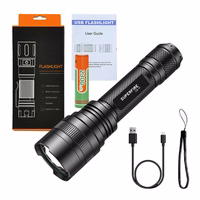 Superfire C8-H flashlight 1200 lm, USB, 250m, 5 modes