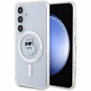 Karl Lagerfeld IML Choupette MagSafe ümbris jaoks Samsung Galaxy S24 - läbipaistev