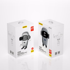 Dudao Automatic Car Hoidja with Built-in Qi 15W Wireless Laadija hall (F20xs)