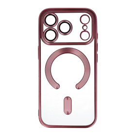 metallik MagSafe Ümbris jaoks Iphone 16 Pro Max roosa