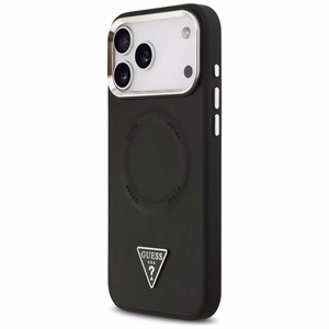 GUESS ümbris jaoks IPHONE 17 Pro compatible with MagSafe GUHMP17LPSDTSCMK (PU W/ Triangle Logo) must