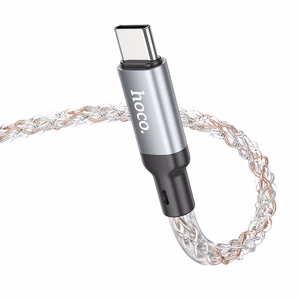 Kaabel USB C to USB C Hoco 3A 60W LED 1 m U112 hall