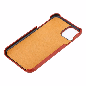 Crong Neat Cover ümbris seadmele iPhone 11 Pro, kaarditaskutega, punane