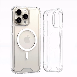 Clear Corner Ümbris MagSafe jaoks iPhone 16 Pro - läbipaistev