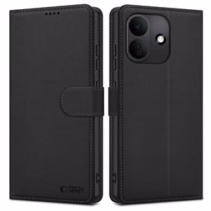 Tech-Protect Wallet Case for Xiaomi Redmi Note 17 Pro 5G - Matte Black