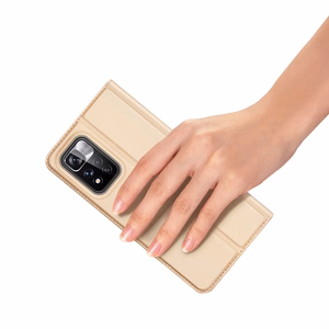 Dux Ducis Skin Pro чехол-книжка Poco M4 Pro 5G золотой