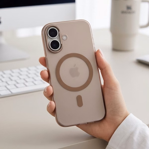 Tech-Protect MagZero MagSafe-ümbris iPhone 17 jaoks, matt beežikaspruun