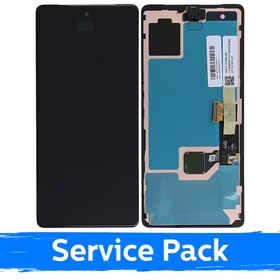 LCD Ekraan Ühildub Google Pixel 7 Must Koos Frame (Service Pack)