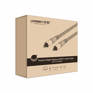 Ugreen AV108 10540 optiline Toslink/SPDIF kaabel 2m - hall