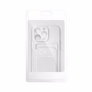 Ümbris jaoks iPhone 15 PRO Card Ümbris valge