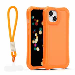 Safepop чехол с ремешком для iPhone 14 6,1" оранжевый