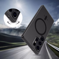 Tech-Protect MagSlim MagSafe ümbris jaoks Samsung Galaxy S25 Edge - matte must