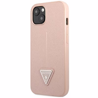 Guess GUHCP14MPSATLP iPhone 14 Plus 6,7 "roosa / roosa hardcase SaffianoTriangle Logo