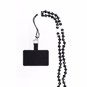 CRYSTAL DIAMOND Phone lanyard, Phone pendant / cord length 74cm (37cm in the loop) / on neck - must
