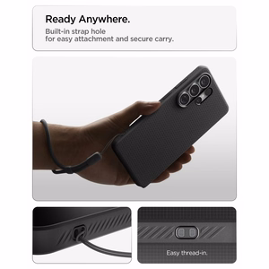 SPIGEN ümbris LIQUID AIR MAG ühildub MagSafe'iga SAMSUNG S26 Ultra jaoks matt must