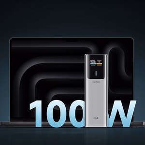 CUKTECH CKPB100PGLBL akupank, 10000 mAh, 150 W, USB-C / USB-A, hall