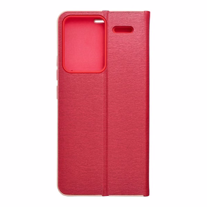 Флип-чехол для Xiaomi Redmi NOTE 13 PRO PLUS 5G Luna Book Gold красный