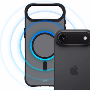 3mk Smoke MagCase jaoks iPhone 17 Air - Must Semi-Läbipaistev