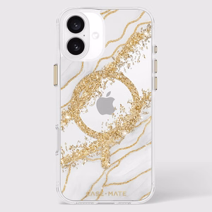 Case-Mate Karat MagSafe ümbris seadmele iPhone 16 Plus, Granite mustriga