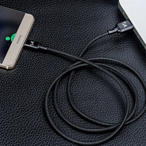 Кабель USB Wozinsky "WUC-C2B" чёрный Type-C 200 см