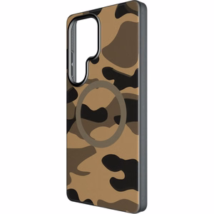 Ümbris jaoks Samsung S25 ULTRA Forcell F-Protect Levels Dual Layer 4D technology compatible with Magsafe Military Drop-Test desert camo