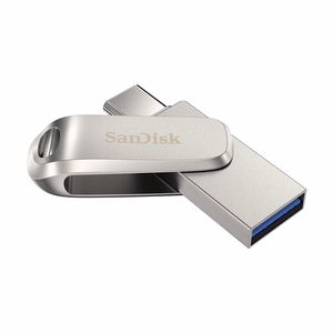 SanDisk Ultra Dual Drive Luxe USB mälupulk 1000 GB USB Type-A / USB Type-C 3.2 Gen 1 roostevaba teras