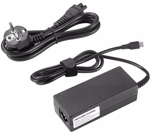 Зарядное устройство для ноутбука Type-C с кабелем питания (65W)